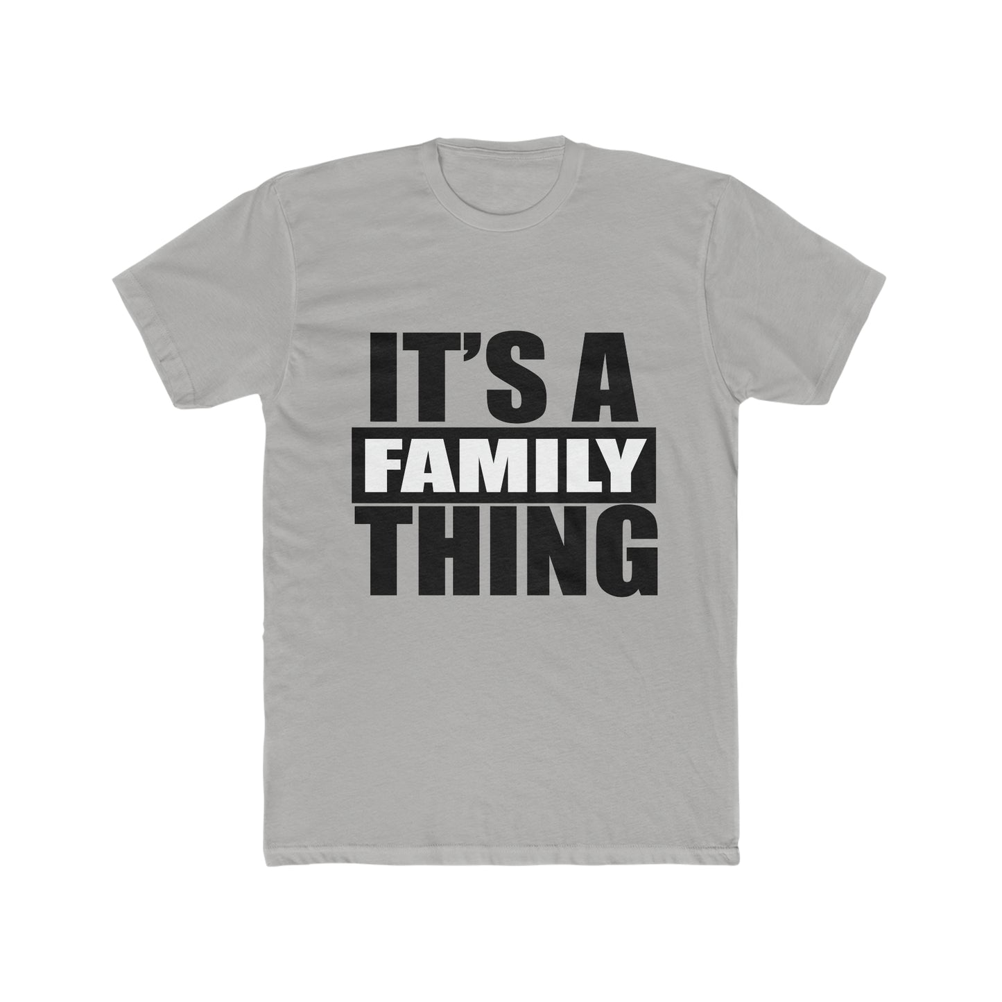 It's a Family Thing BW - Cotton Crew Tee
