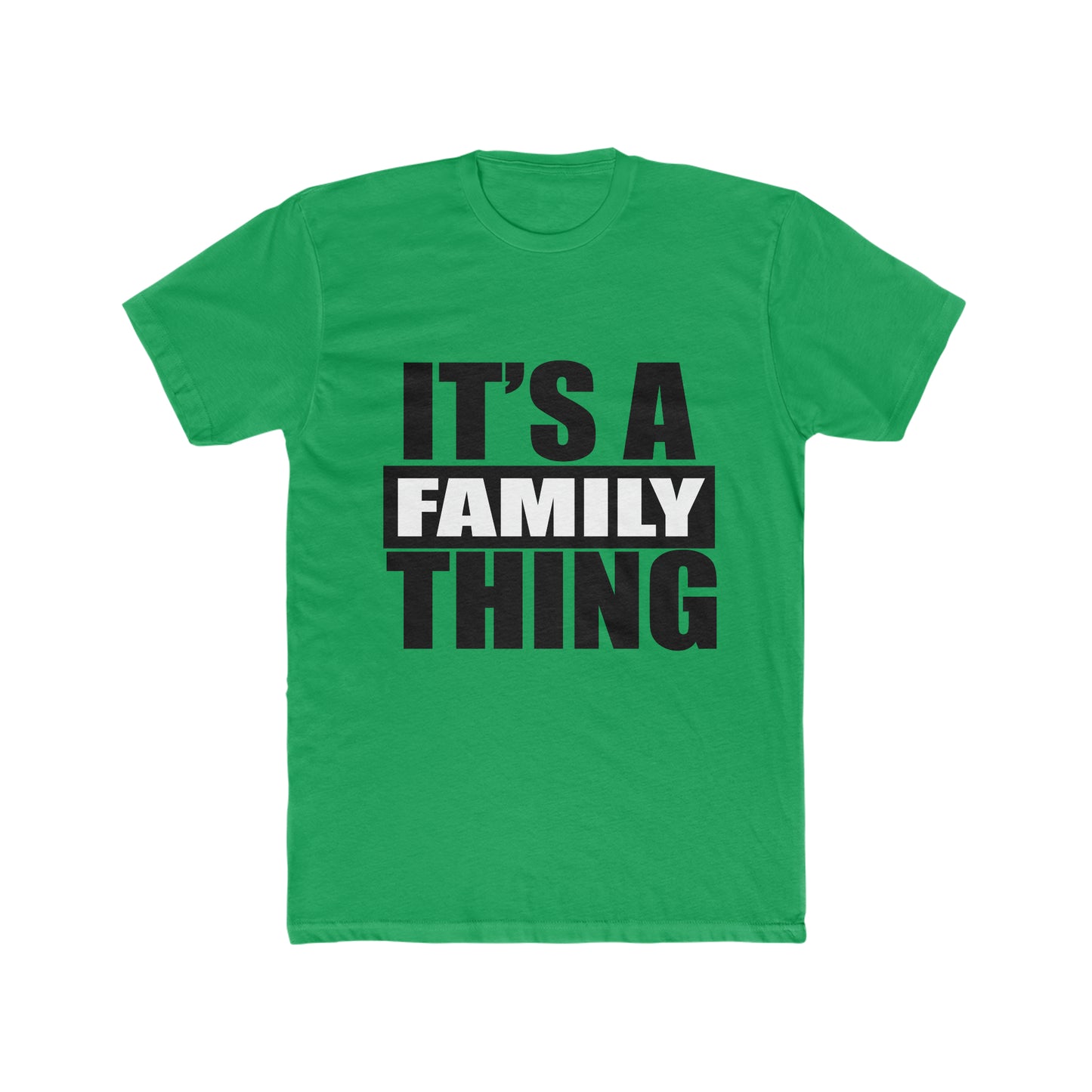 It's a Family Thing BW - Cotton Crew Tee