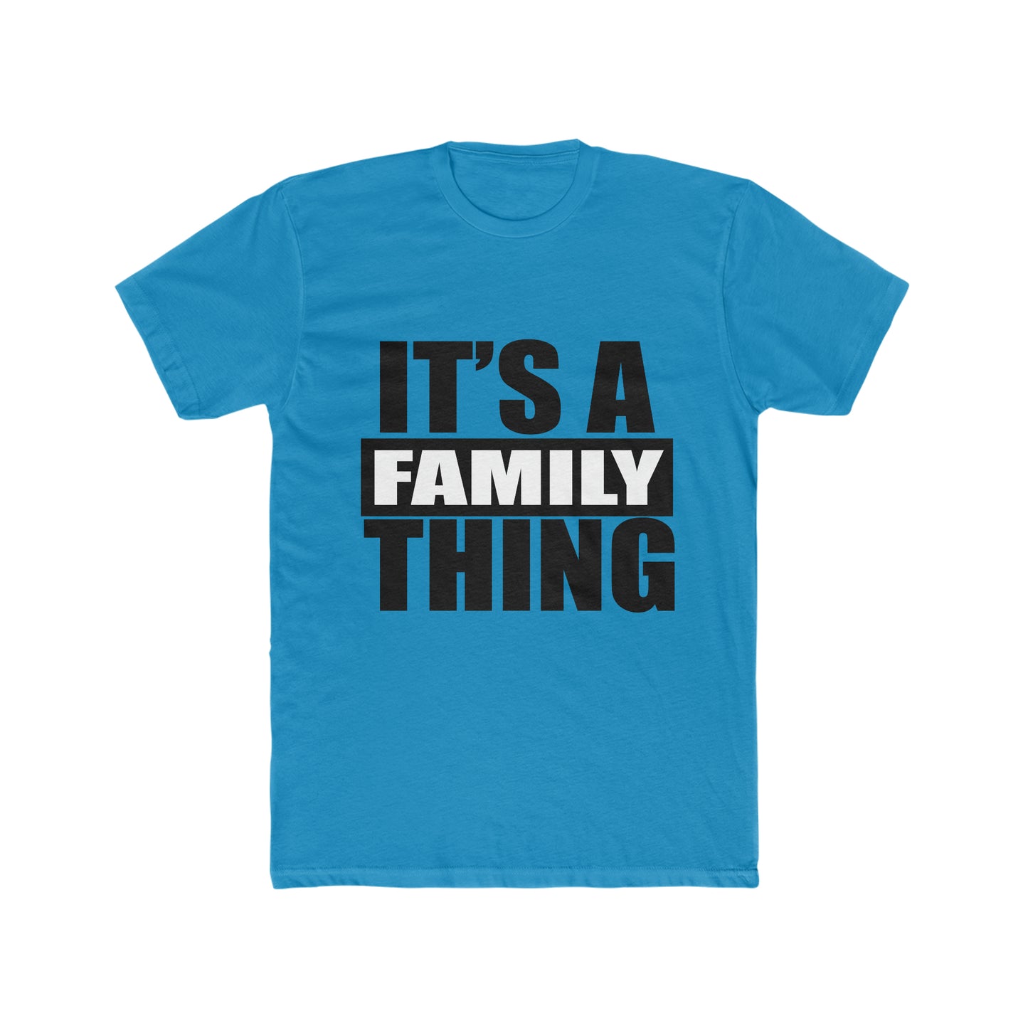 It's a Family Thing BW - Cotton Crew Tee