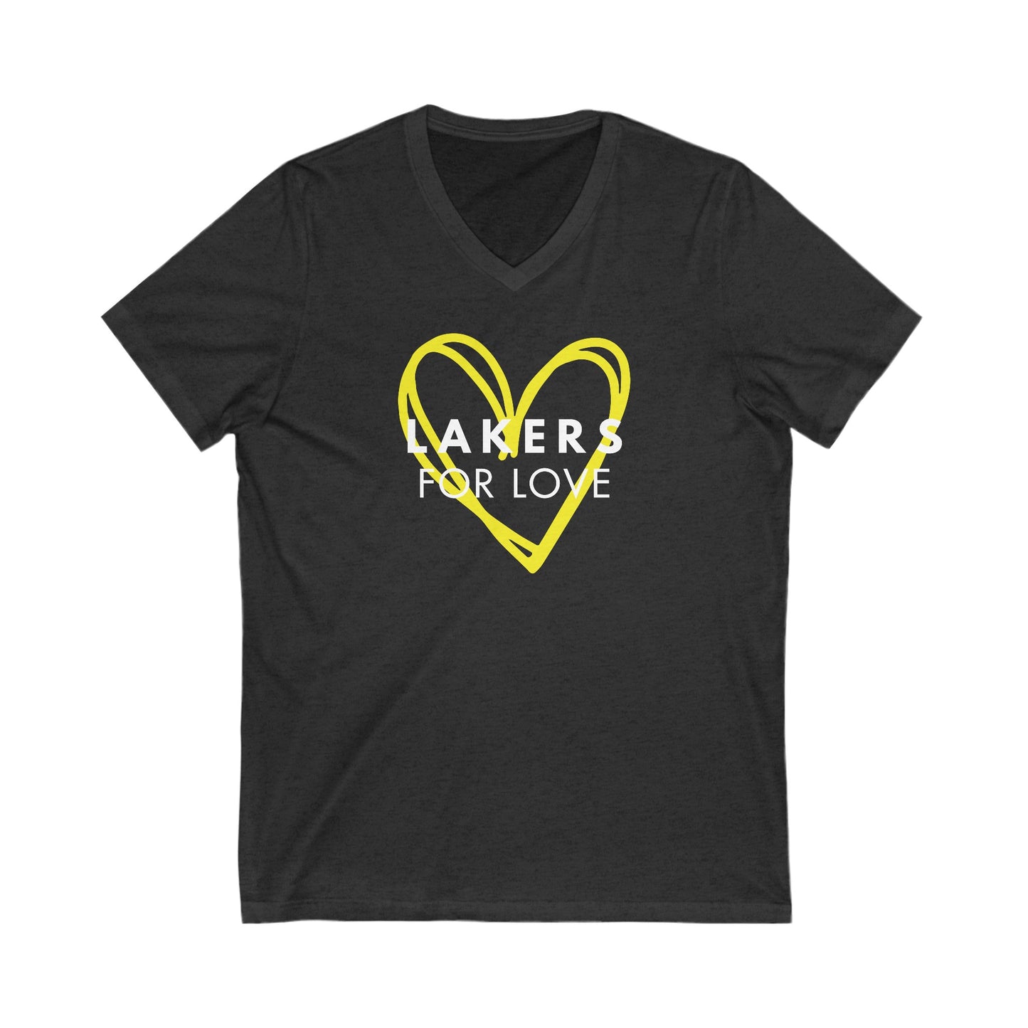 Unisex Jersey Short Sleeve V-Neck Tee- YW