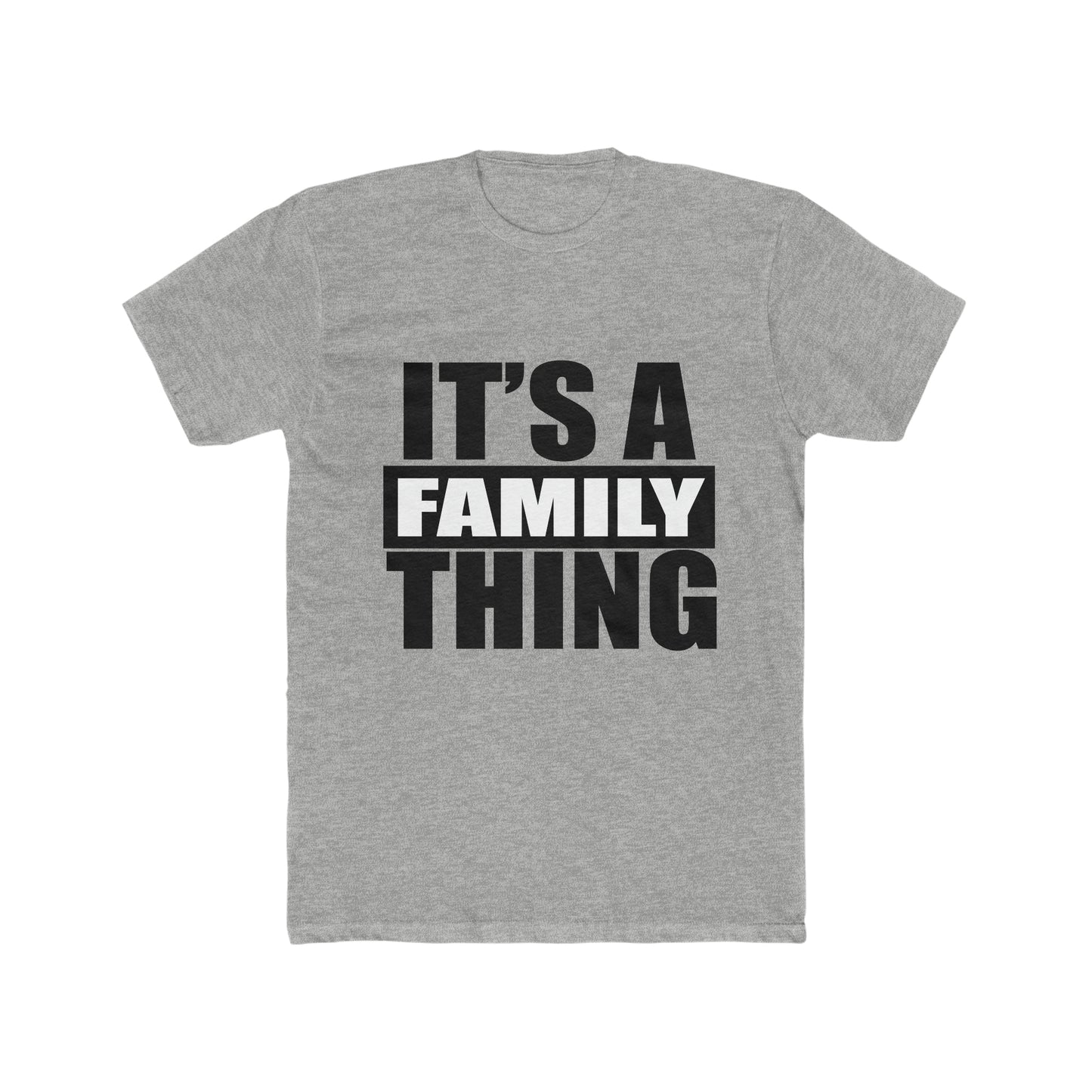 It's a Family Thing BW - Cotton Crew Tee