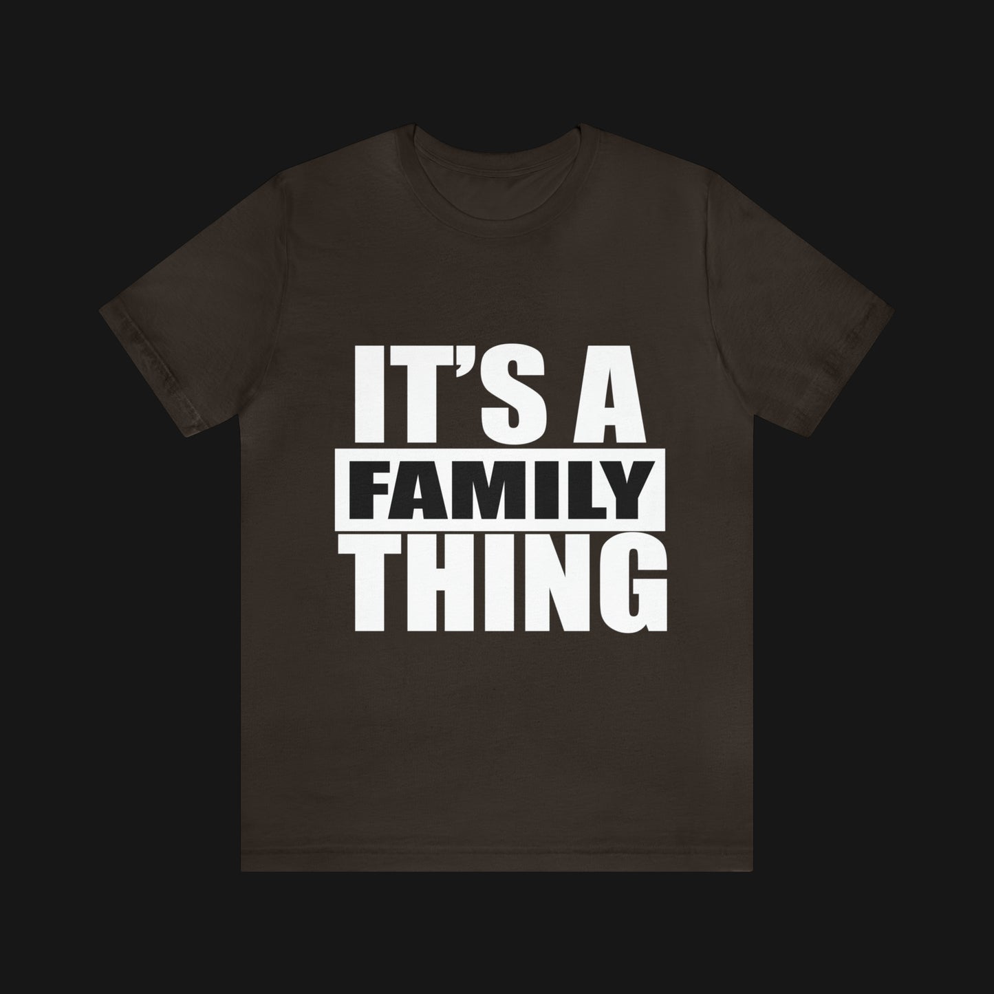 It's a Family Thing WB- Jersey Short Sleeve Tee