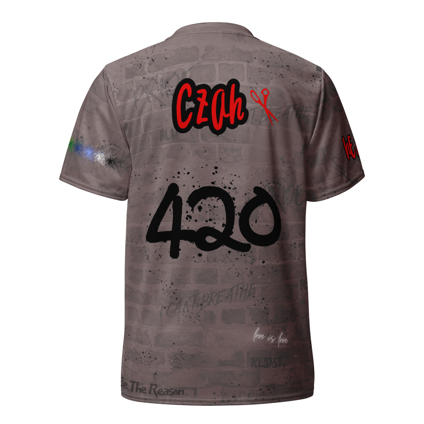 Chaz--Recycled unisex sports jersey