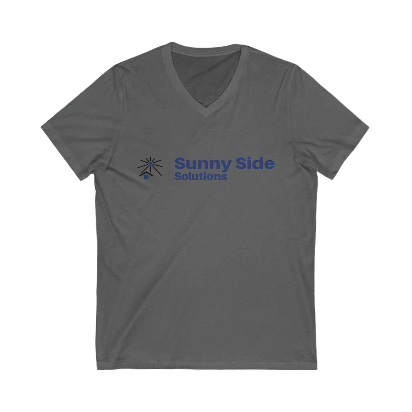 Sunny Side Solutions Unisex Jersey Short Sleeve V-Neck Tee